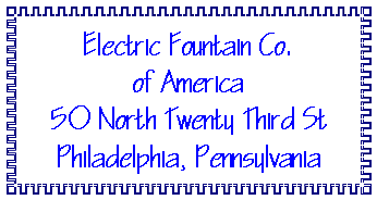 Electric Fountain Co. of America